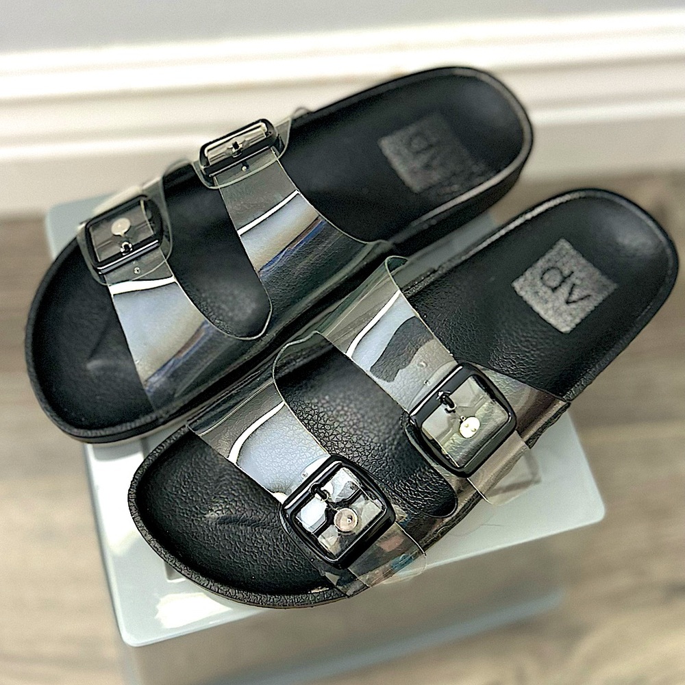 Clear Strapped Dolce Vita Sandals